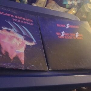 Black Sabbath Vinyl Record Pair